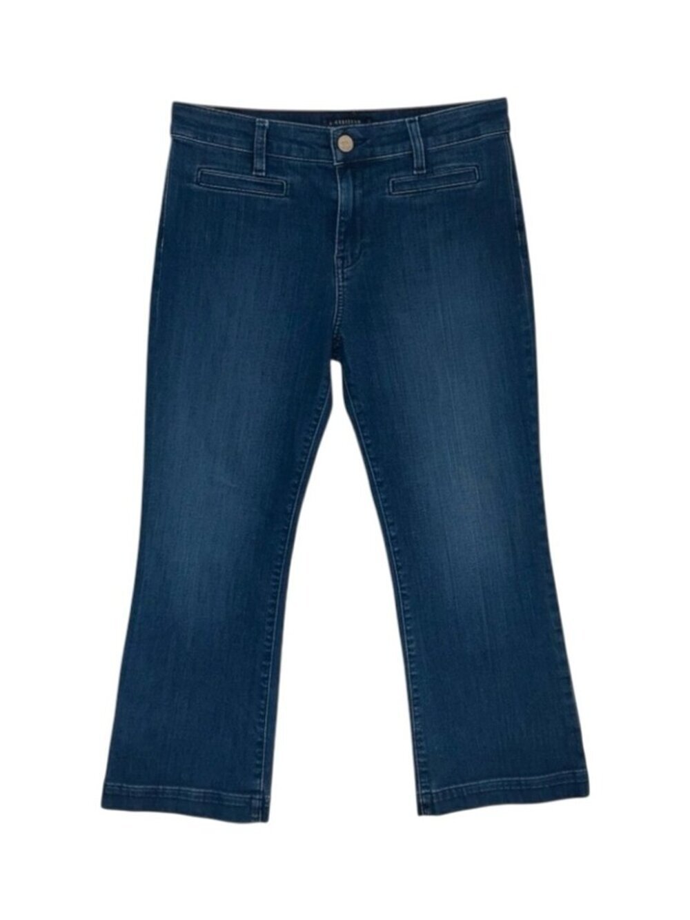 Sanctuary Jane Flare Cropped Jeans Size 29 Dark‎ Wash High Rise